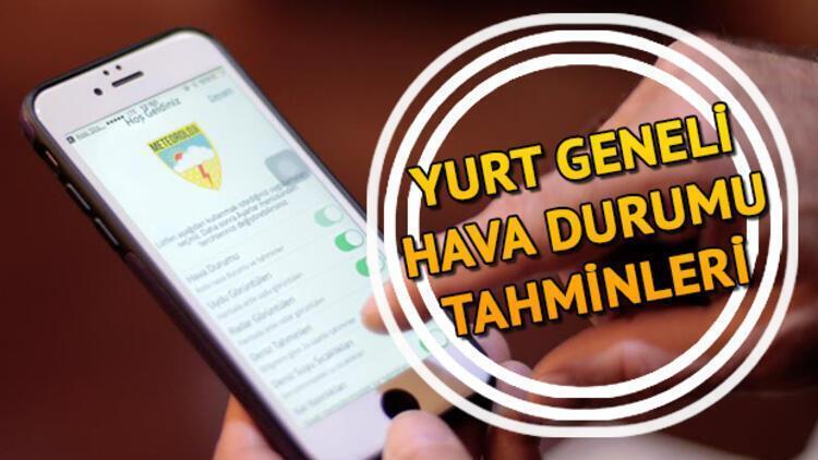 Perşembe günü hava durumu nasıl olacak 17 Ekim Türkiye geneli hava durumu tahminleri