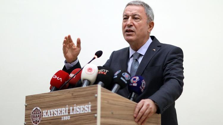 Bakan Akar: Envanterimizde bir gram kimyasal silah yok