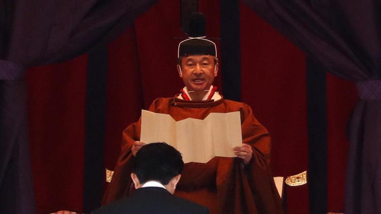 Japonyanın 126. İmparatoru Naruhito tahta çıktı