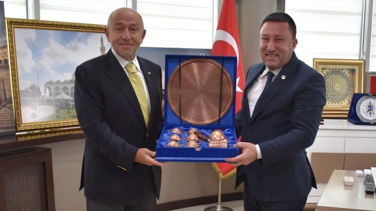 TFF Başkanı Özdemir’den, Beyoğlu’na ziyaret