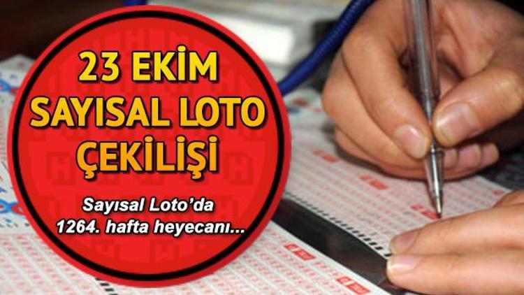 Sayısal Lotoda büyük ikramiye devretti Milli Piyango 23 Ekim Sayısal Loto çekiliş sonuçları