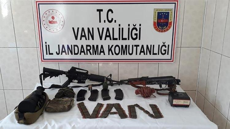 Vanda, PKKya ait silah ve mühimmat ele geçirildi