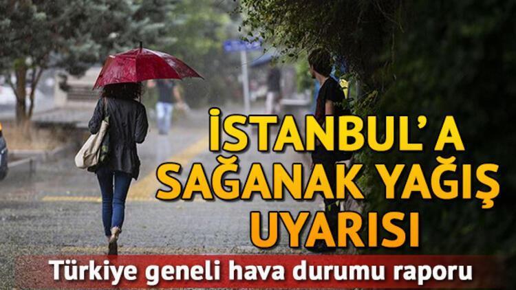 Meteorolojiden hafta sonu için İstanbula yağış uyarısı... 26 27 Ekim il il hava durumu tahminleri