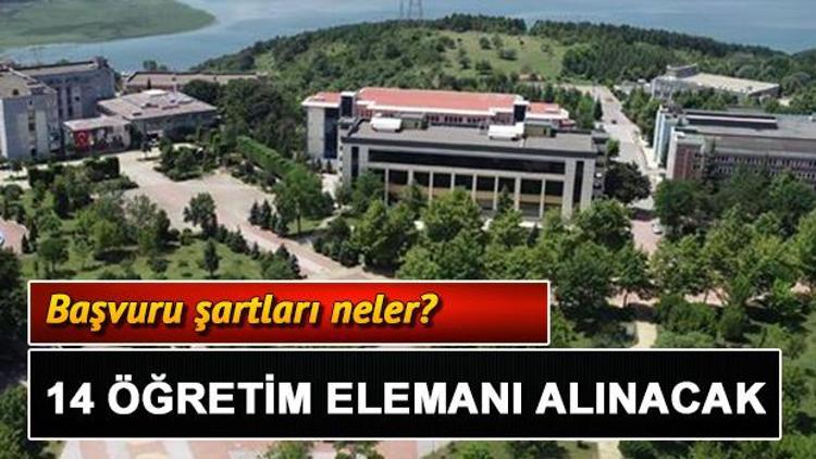 Sakarya Üniversitesi 14 öğretim görevlisi alacak Başvuru şartları neler