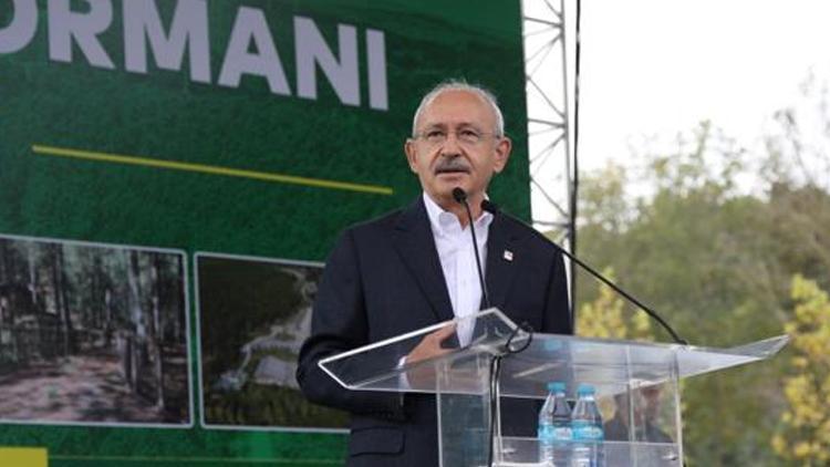 Kılıçdaroğlu, Kemerburgaz Kent Ormanı açılışında konuştu