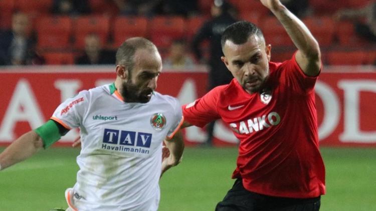 Gaziantep FK - Alanyaspor: 1-1