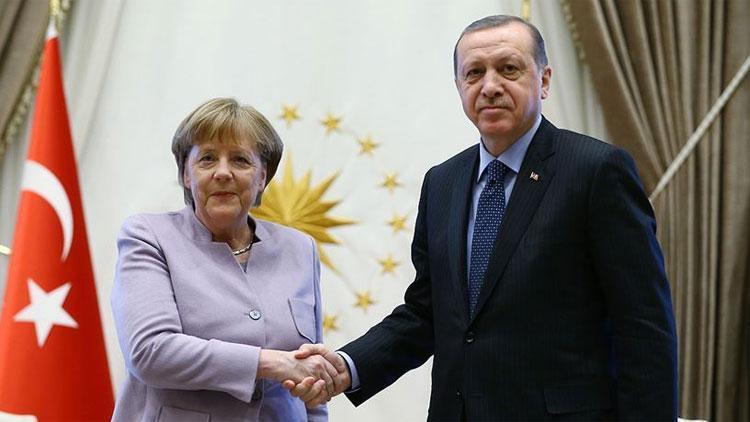 Son dakika: Cumhurbaşkanı Erdoğan, Merkelle görüştü