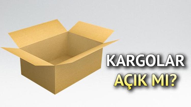 Kargolar pazartesi (yarın) açık mı Kargolar 28 Ekimde çalışıyor mu