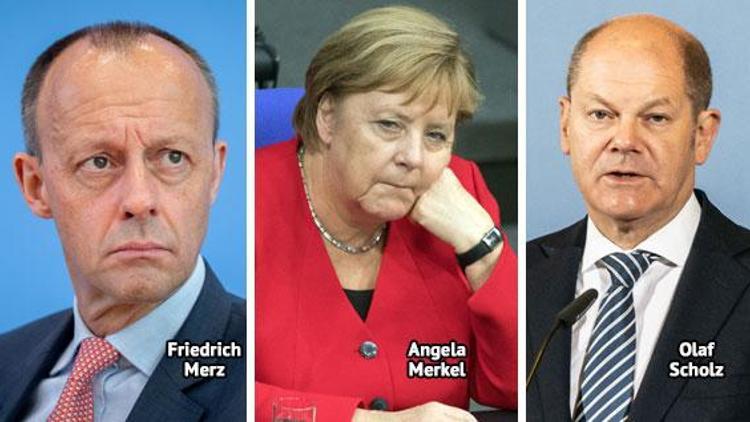 Merz’in eleştirdiği Merkel’e, Scholz sahip çıktı