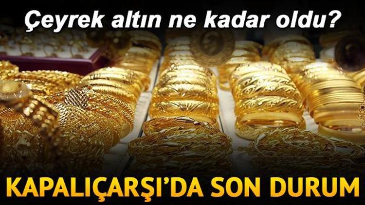 Çeyrek altının alış fiyatı kapanışta ne kadar oldu 31 Ekim yarım, gram ve tam altın fiyatları