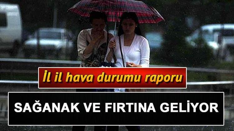 Meteorolojiden hafta sonu için yağmur uyarısı... 2 3 Kasım Türkiye geneli il il hava durumu tahminleri