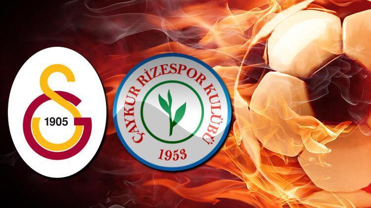 Galatasaray Çaykur Rizespor maçı ilk 11leri açıklandı Galatasaray Çaykur Rizespor maçı hangi kanalda saat kaçta