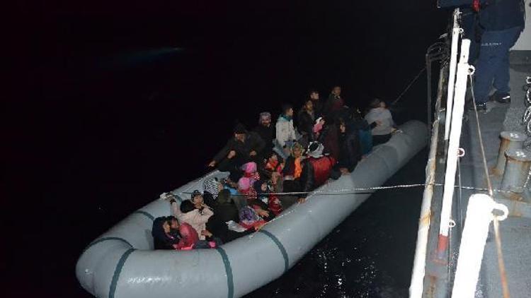 Çanakkalede 55 kaçak göçmen yakalandı