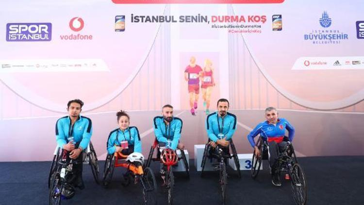 İstanbul Maratonunda Bağcılar’ın engelli sporcuları ilk 3’te yer aldı