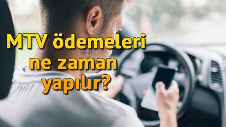 2020 MTV ne zaman ödenecek Motorlu Taşıtlar Vergisi yeni yılda ne kadar olacak