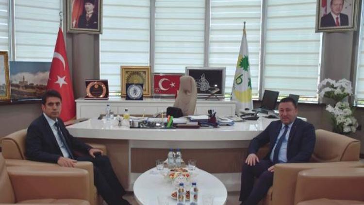 Emniyet Müdürü Yamandan Başkan Beyoğluna ziyaret