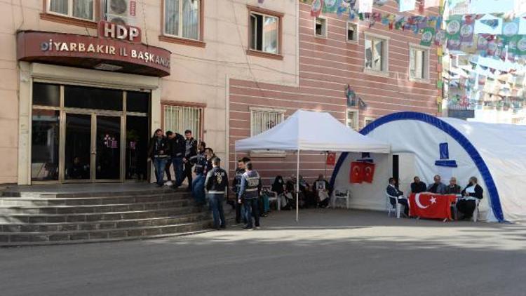 HDP önündeki eylemde 70inci gün