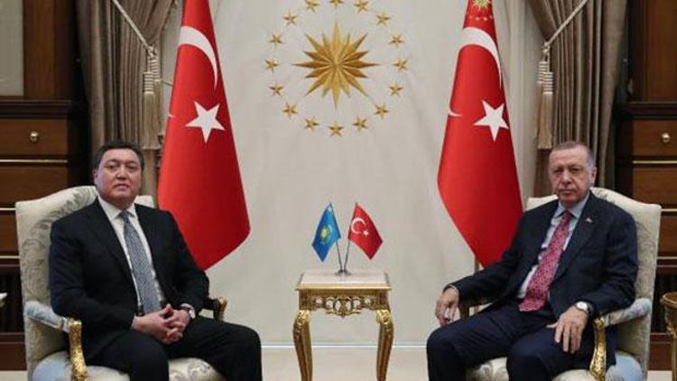 Cumhurbaşkanı Erdoğan, Kazakistan Başbakanı Mamini kabul etti