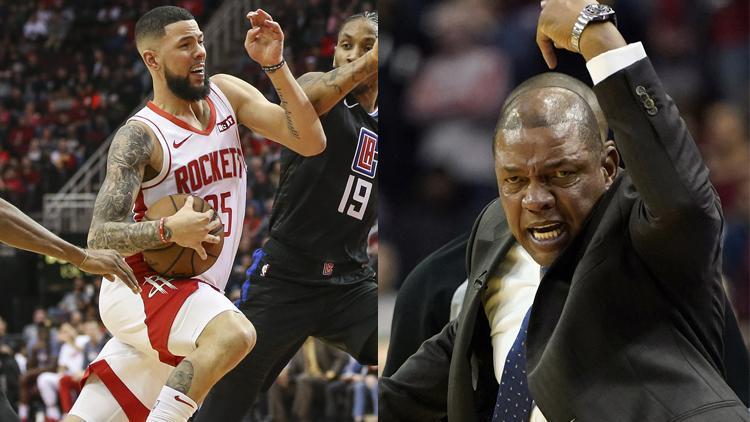 Babaya bu yapılır mı Austin Rivers, babası Doc Rivers için teknik faul istedi...