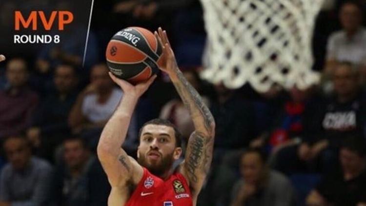 Euroleague’de 8. haftanın MVPsi Mike James oldu