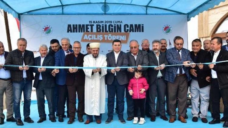 Ahmet Bilgin Camii törenle açıldı