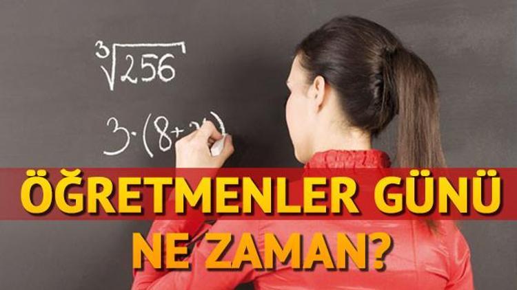 Öğretmenler Günü ne zaman 2019 Öğretmenler Günü tarihi