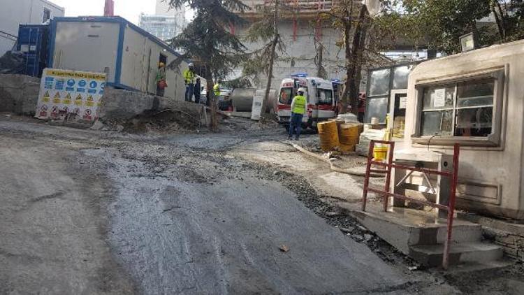 AKM inşaatında kaza: Bir işçi yaralandı