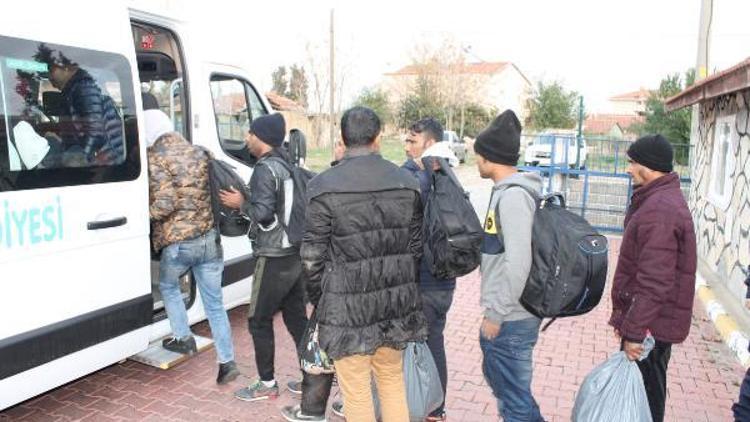 Tekirdağda 35 kaçak göçmen yakalandı