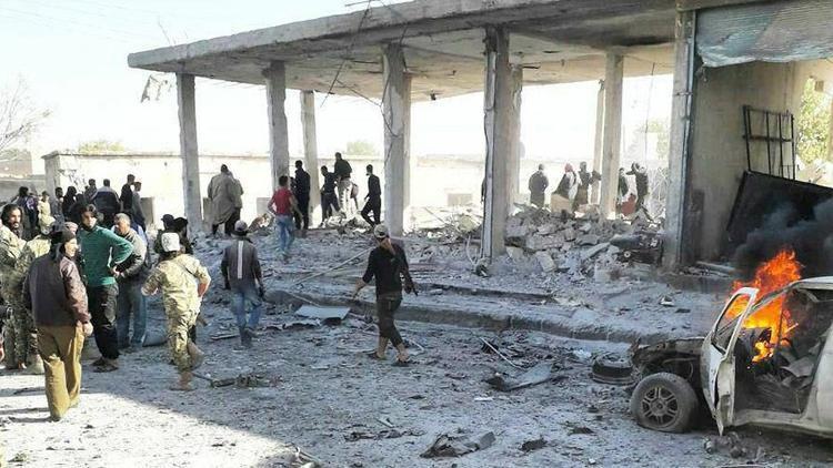 Son dakika: MSB açıkladı: Tel Abyadda sivil halka bombalı araçla saldırı