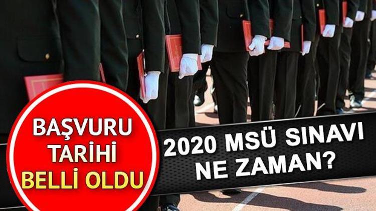 2020 MSÜ sınavı ne zaman yapılacak ÖSYM Milli Savunma Üniversitesi sınav başvuruları tarihlerini duyurdu