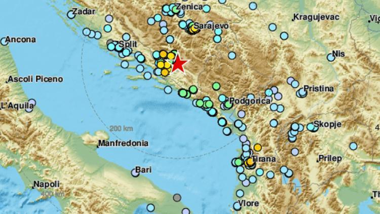 Son dakika haberi... Balkanlar sallanıyor... Bir şiddetli deprem de Bosnada