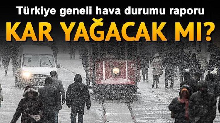 Meteorolojiden kar uyarısı: Yarın hava nasıl olacak, nerelere kar yağacak