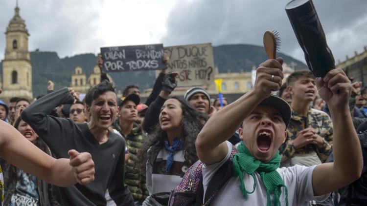 Kolombiyada hükümet karşıtı protestolar 7. gününü doldurdu