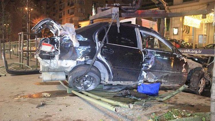 Beşiktaşta feci kaza: Bir yaralı