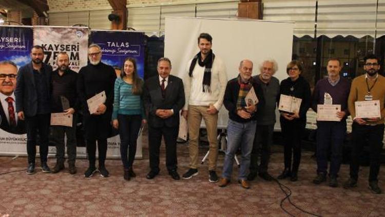 7inci Kayseri Film Festivalinde katkı sağlayanlara ödül verildi