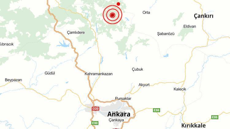 Ankara’da 3.2 büyüklüğünde deprem