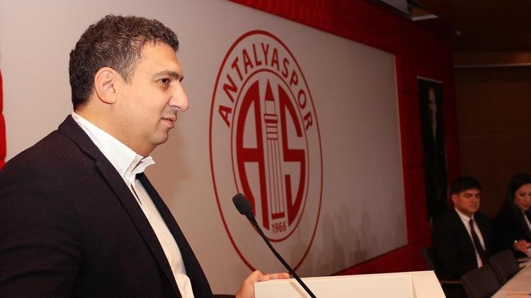 Ali Şafak Öztürk: Ortak hedefimiz Antalyasporumuzun iyi yere gelmesi...
