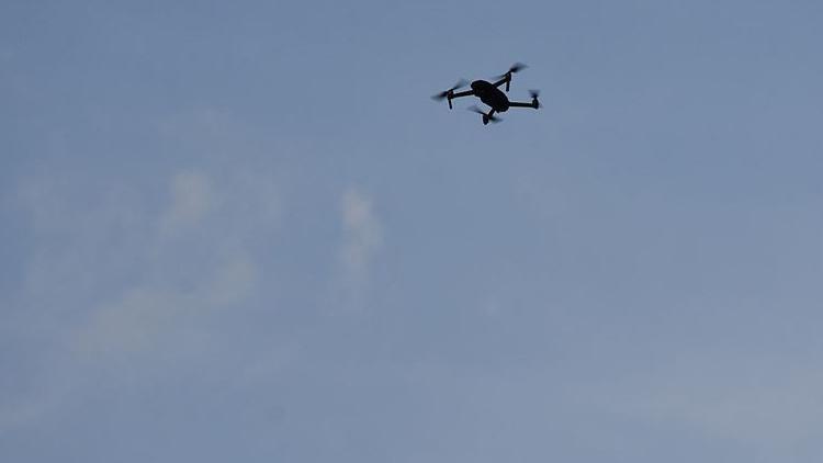 Sivil havacılık drone ile uçuşta