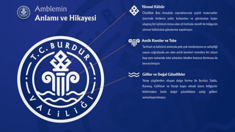 Burdur Valiliğinin logosu değişti