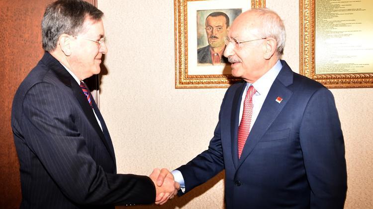 Kılıçdaroğlu ABDnin Ankara Büyükelçisi Satterfieldi kabul etti