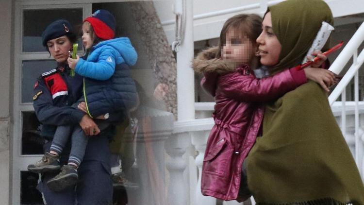 Çocukları annesinden kaçırdığı iddia edilen baba ile 2 Suriyeli serbest