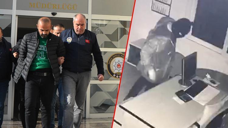 Kasa hırsızları önce kameraya sonra polise yakalandı