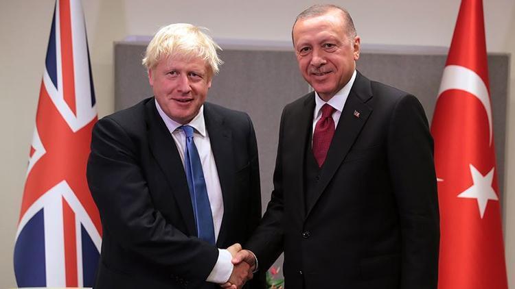 Son dakika... Erdoğan, Johnson ile görüştü