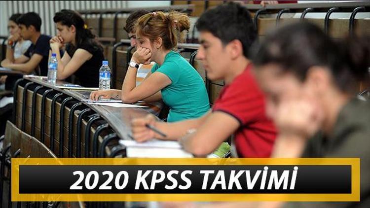 2020 KPSS başvuruları ne zaman başlayacak KPSS sınavları ne zaman