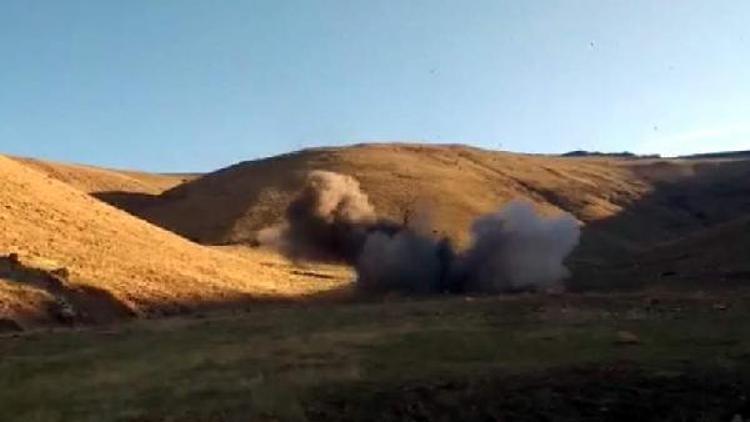 Siirt Belediyesinin hayvan barınağında havan mermisi bulundu