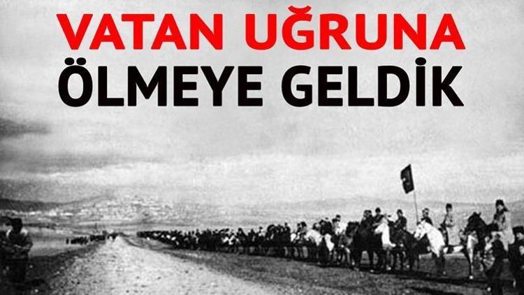 Vatan uğruna ölmeye geldik