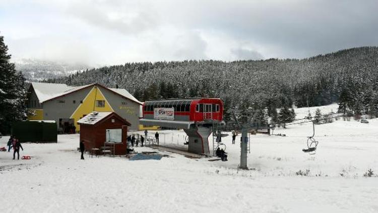 Türkiyenin önemli kayak merkezi Ilgazda sezon açılamadı