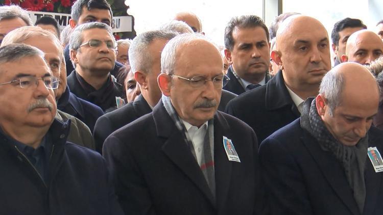 Kılıçdaroğlu cenaze törenine katıldı