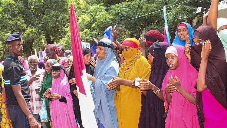 Somalide teröre tepki yürüyüşü