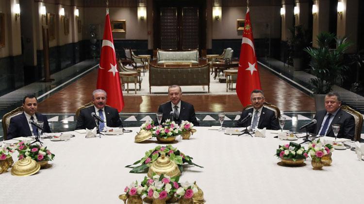 Cumhurbaşkanı Erdoğan’dan yasama, yürütme ve yargı temsilcilerine yemek